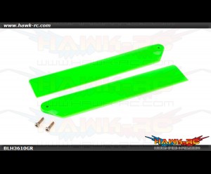 Hi-Performance Main Rotor Blade Set Green mCP X/V2